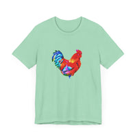 Rooster 'Craw' Unisex Jersey Short Sleeve Tee