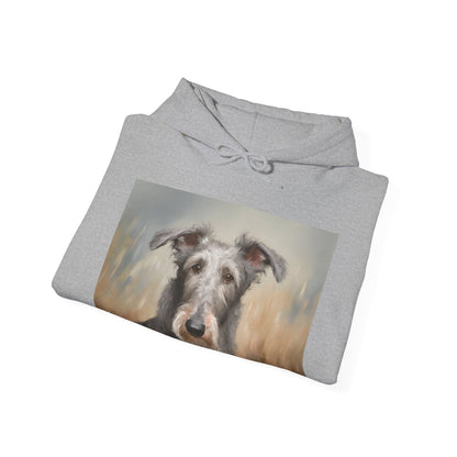 Scottish Deerhound 50/50 Hooded Sweatshirt