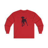 Hungarian Vizsla Unisex Cotton Long Sleeve Tee