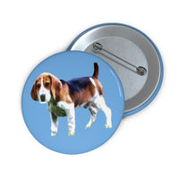 American Foxhound Metal Pinback Buttons