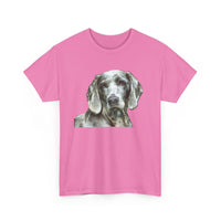 Weimaraner 'Greyson' Unisex Heavy Cotton Tee