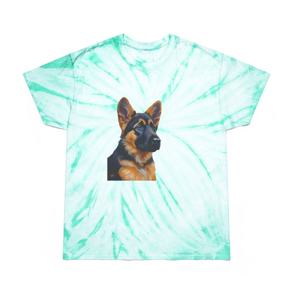 German Shepherd Puppy Classic Tie-Dye Tee, Cyclone