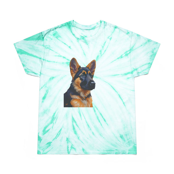 German Shepherd Puppy Classic Tie-Dye Tee, Cyclone