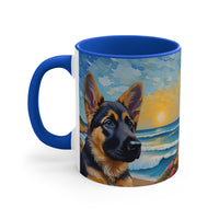 German Shepherd Puppy #2 - 11oz Ceramic Accent Mug
