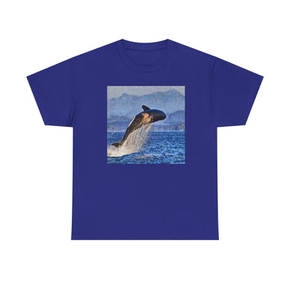 Whale 'Leviathan' Unisex Heavy Cotton Tee