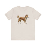 Shikoku - Japanese Hunting Dog Unisex Jersey Short Sleeve Tee