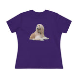 Afghan Hound Women's Relaxed Fit Cotton Tee