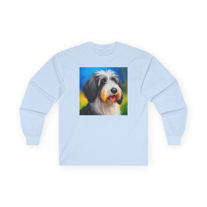 Polish Lowland Sheepdog Unisex Cotton Long Sleeve Tee