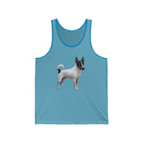 Japanese Terrier Unisex Jersey Tank Top - Summer Casual Wear