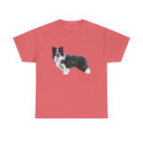 Border Collie '#1'  -  Unisex Heavy Cotton Tee