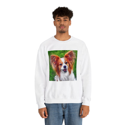 Papillon Unisex 50/50 Crewneck Sweatshirt