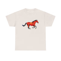 Horse 'Old Red' Unisex Heavy Cotton Tee