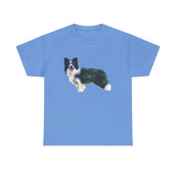 Border Collie '#1'  -  Unisex Heavy Cotton Tee