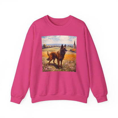 Belgian Tervuren Unisex 50-50 Crewneck Sweatshirt