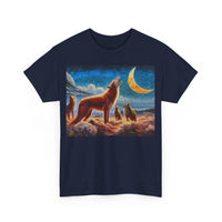 Coyotees in Moonlight Unisex Heavy Cotton Tee