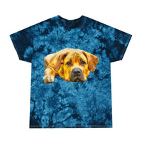 Boerboel Unisex Cotton Tie-Dye Tee, Crystal