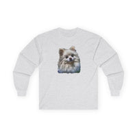 Pomeranian 'Snowball' Unisex Cotton Long Sleeve Tee