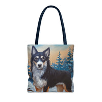 Lapponian Herder - Polyester Tote Bag (AOP)