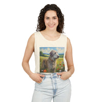 Irish Wolfhound Unisex Relaxed Fit Garment-Dyed Tank Top