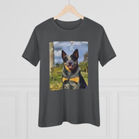 Blue Heeler - Australian Cattle Dog 'Bailey' Women's Relaxed Fit Cotton Tee
