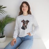Teddy Roosevelt Terrier Unisex 50/50 Crewneck Sweatshirt
