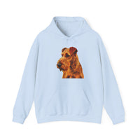Irish Terrier 'Jocko' Unisex 50/50 Hoodie