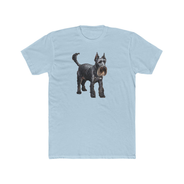 Cesky Terrier - Men's Fitted Cotton Crew Tee