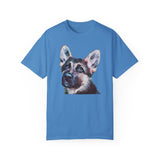 German Shepherd 'Sly' Unisex Relaxed Fit Garment-Dyed T-shirt