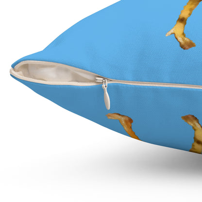 Rooster 'Silas' Spun Polyester Throw Pillow