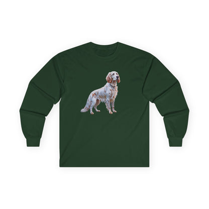 English Setter #2 - Classic Cotton Long Sleeve Tee