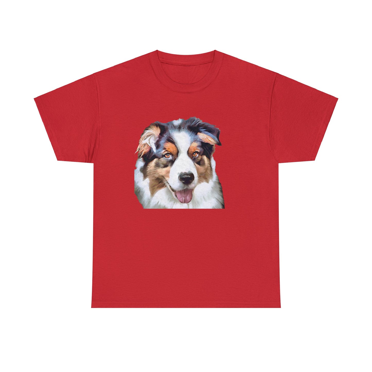 Australian Shepherd - Blue Merle - Classic Unisex Heavy Cotton Tee