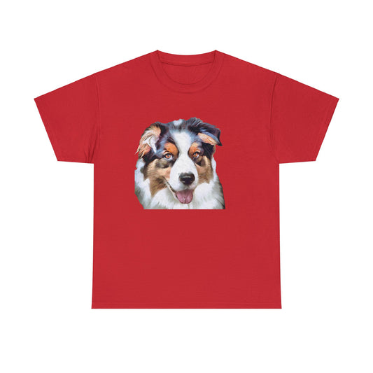 Australian Shepherd - Blue Merle - Classic Unisex Heavy Cotton Tee