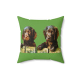 Boykin Spaniels Spun Polyester Throw Pillow