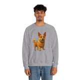Red Heeler #2 - Unisex 50/50 Crewneck Sweatshirt