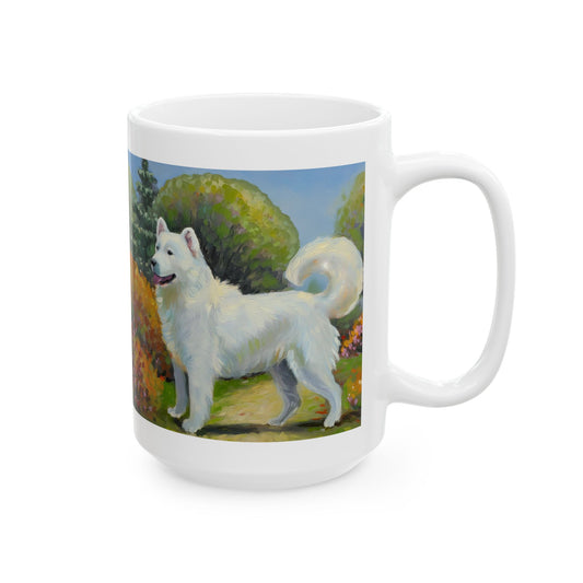 Japanese Spitz Ceramic Mug - Perfect for Cozy Moments!