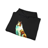 Collie 'Ramsey' Unisex 50/50 Hoodie: Embrace Cozy Chic