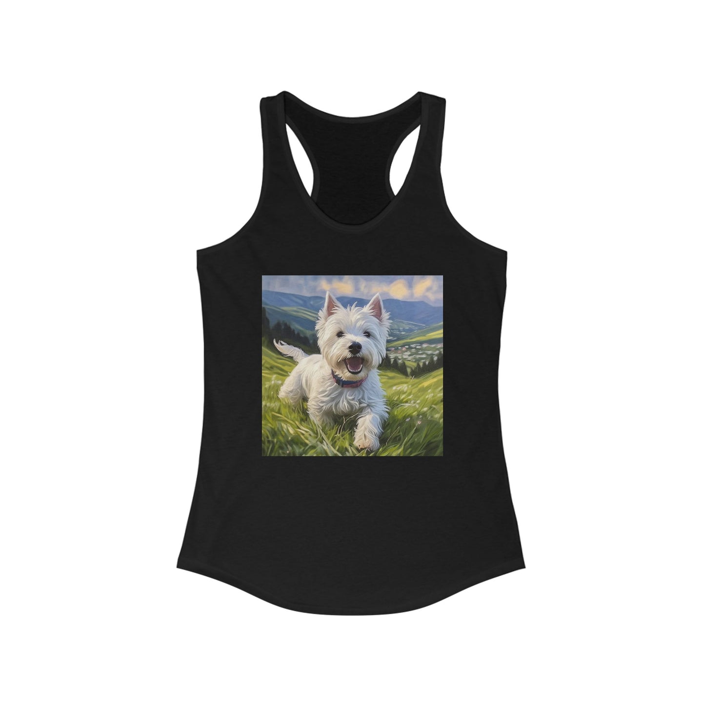 Westie #2 - West Highland Terrier Women's Classic Racerback Tank