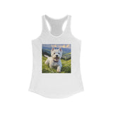 Westie #2 - West Highland Terrier Women's Classic Racerback Tank