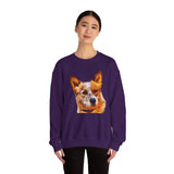 Red Heeler - Australian Cattle Dog - Unisex 50/50 Crewneck Sweatshirt