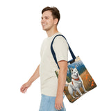 Yakutian Laika Polyester Tote Bag (AOP)