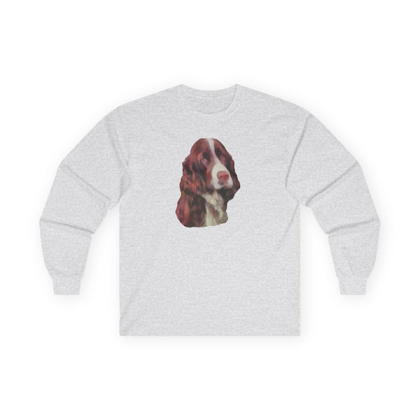 English Springer Spaniel Unisex Cotton Long Sleeve Tee