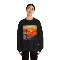 Big Sur Sunset at Pfeiffer Beach - Unisex 50/50 Crewneck Sweatshirt