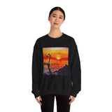 Big Sur Sunset at Pfeiffer Beach - Unisex 50/50 Crewneck Sweatshirt