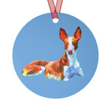 Ibizan Hound Metal Ornaments