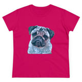 Pug 'Pompey' Women's Midweight Cotton Tee