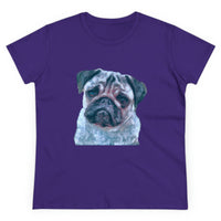 Pug 'Pompey' Women's Midweight Cotton Tee