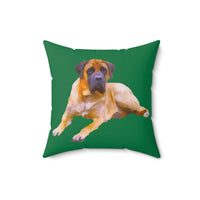 Mastiff 'Muarry' Spun Polyester Throw Pillow