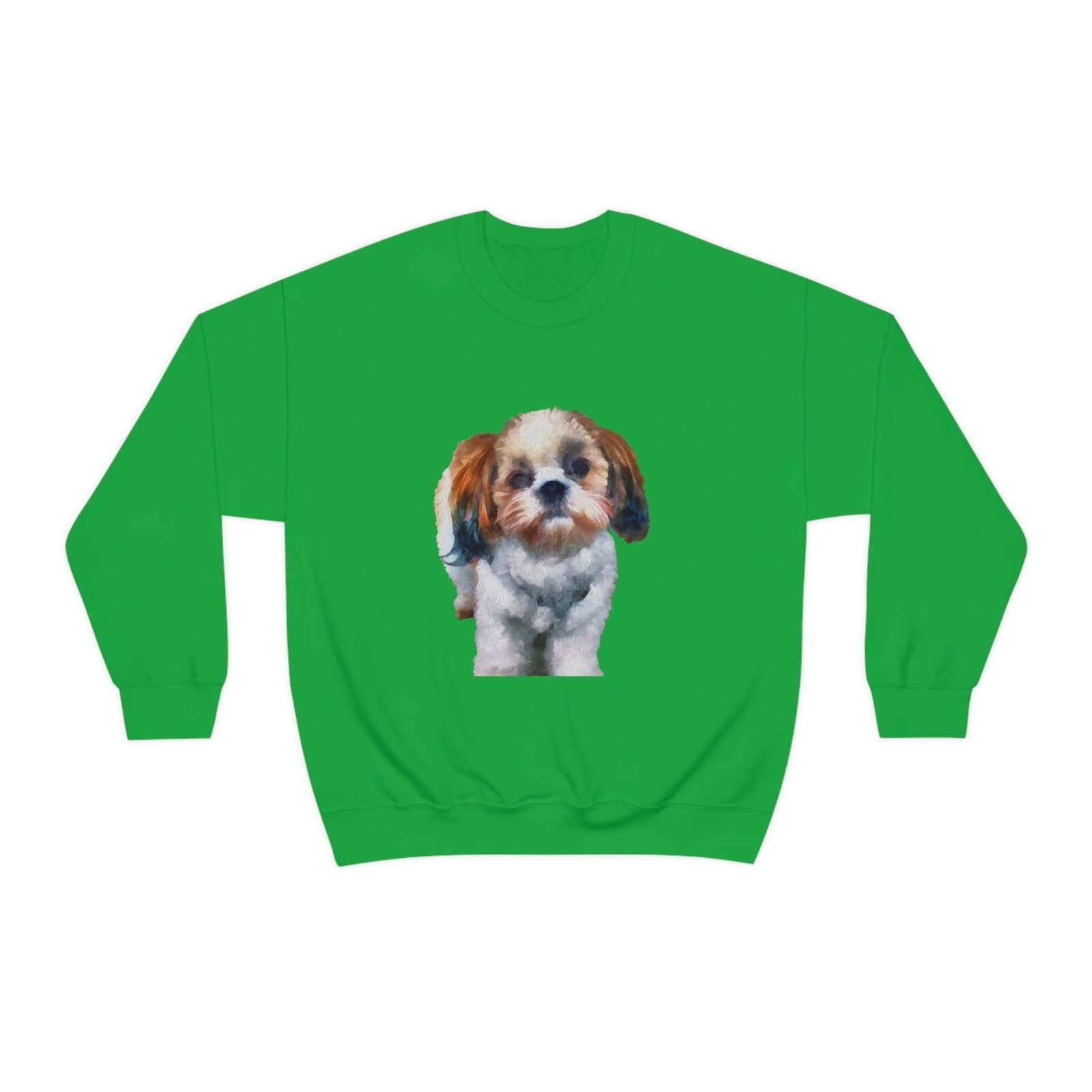 Snuggle Up in Style - Stay Cozy and Cute with the Shih-Tzu Crewneck Sw