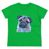 Pug 'Pompey' Women's Midweight Cotton Tee