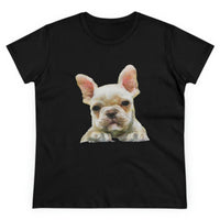 'Bouvier's French Bulldog Women's Midweight Cotton Tee'